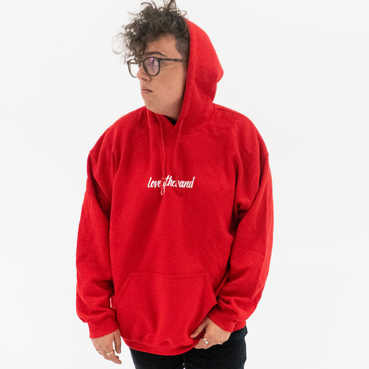 lips red hoodie
