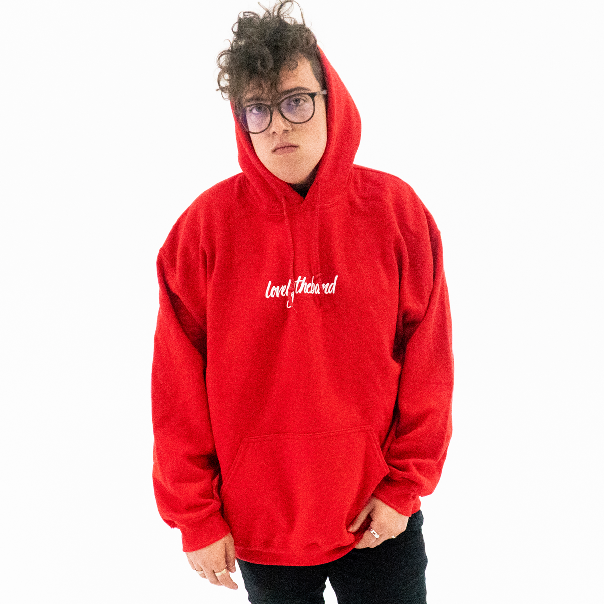 lips red hoodie