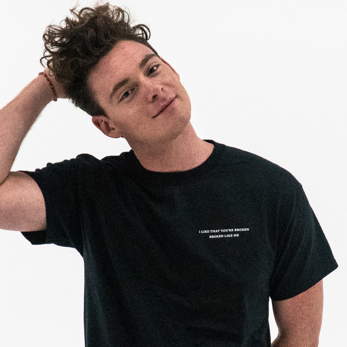 broken black t-shirt