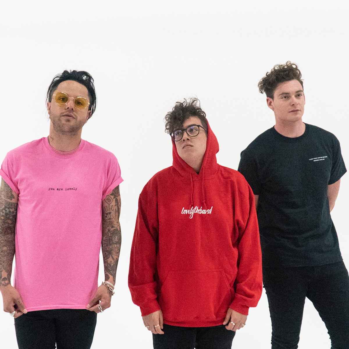 you are lovely pink t-shirt