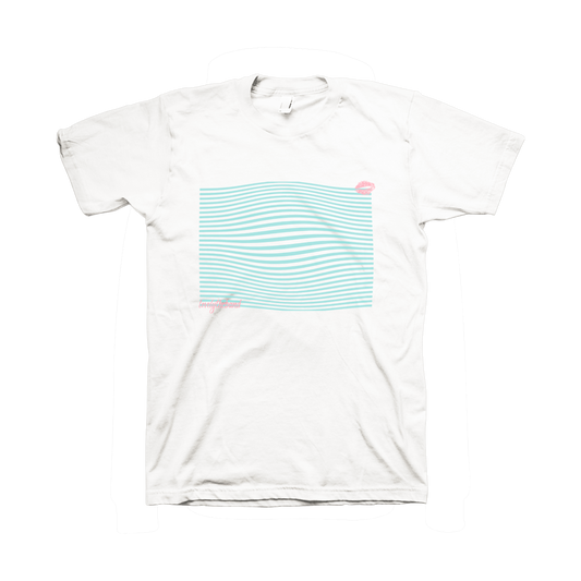 lovelytheband abstract white t-shirt