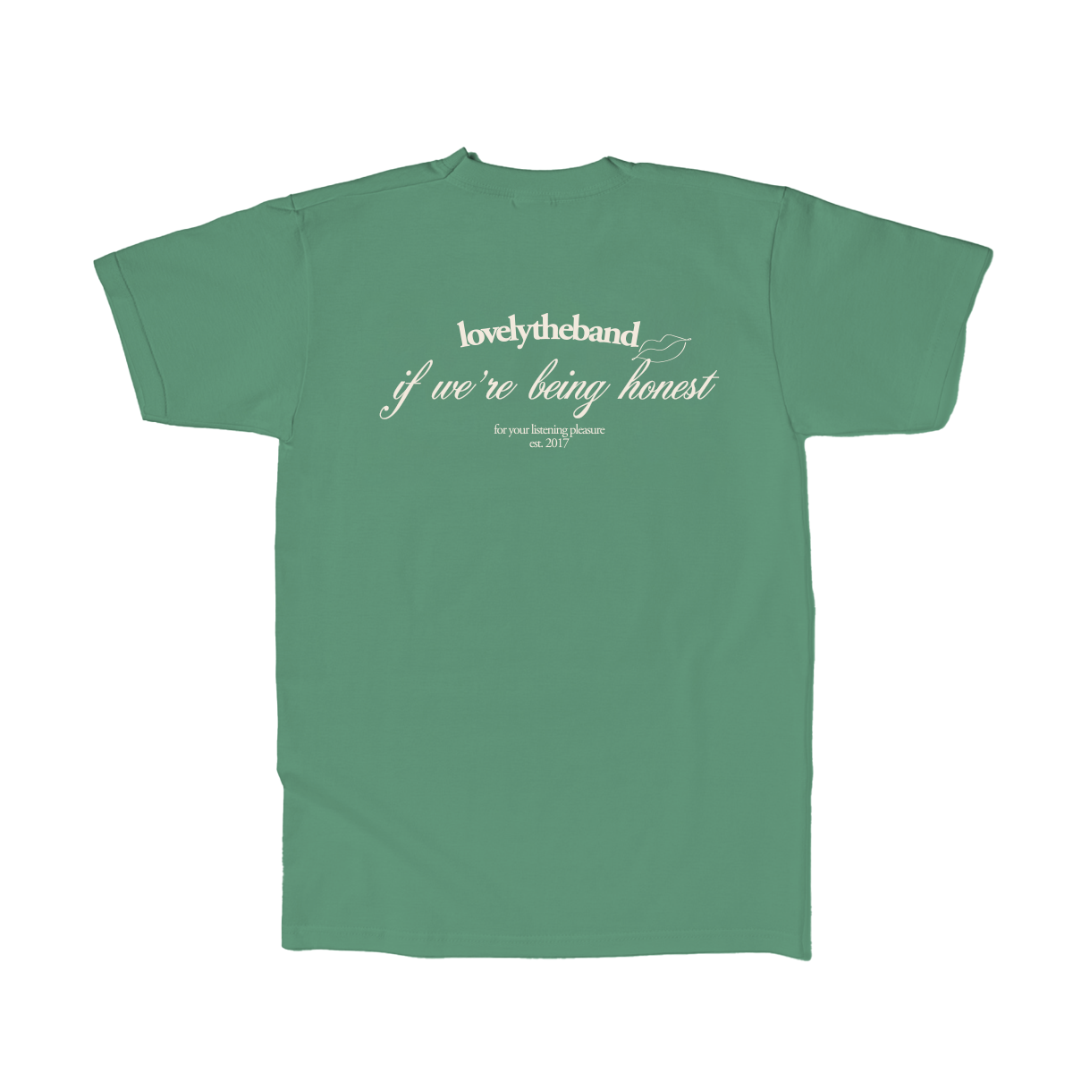 IF WE'RE BEING HONEST GREEN T-SHIRT