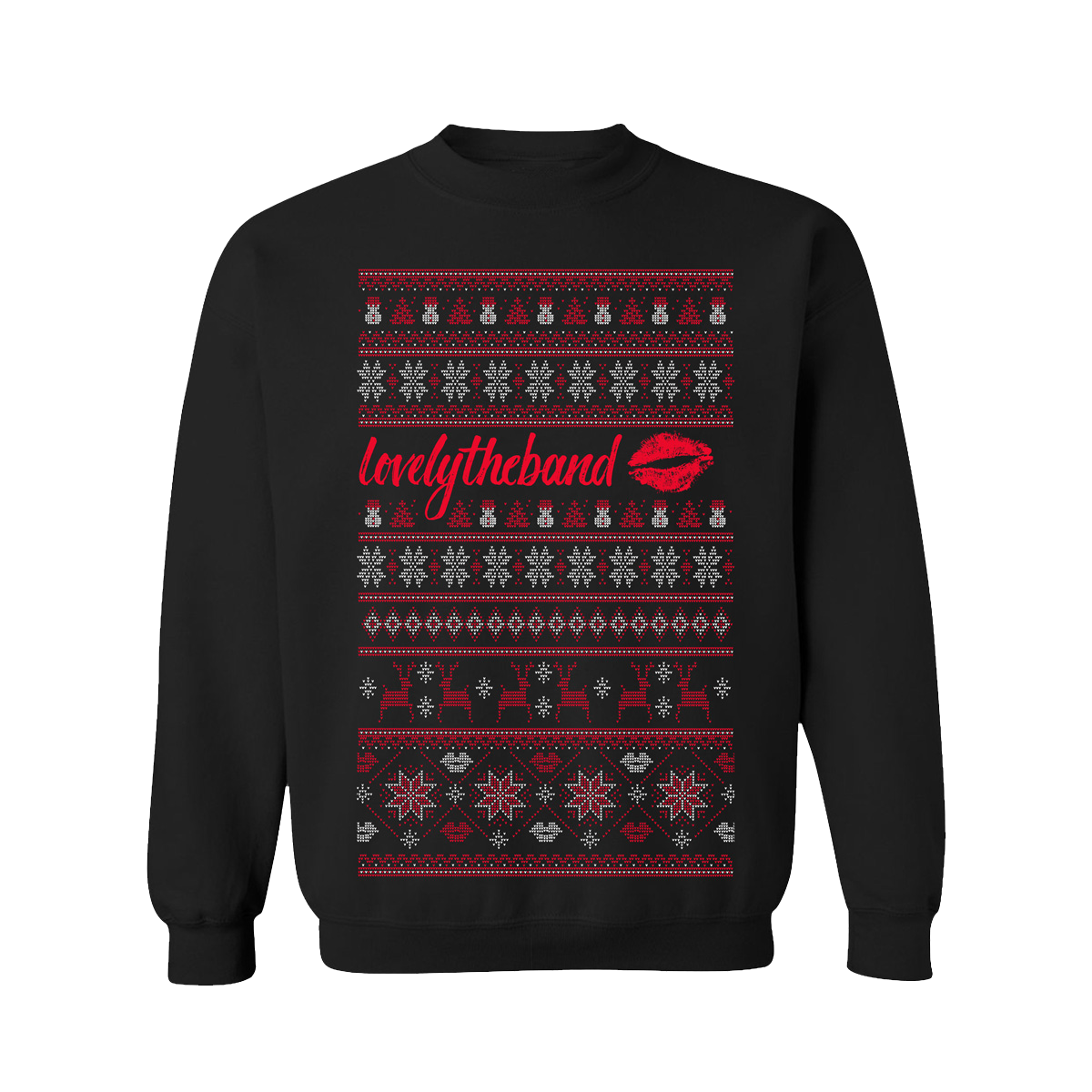 holiday crewneck sweater