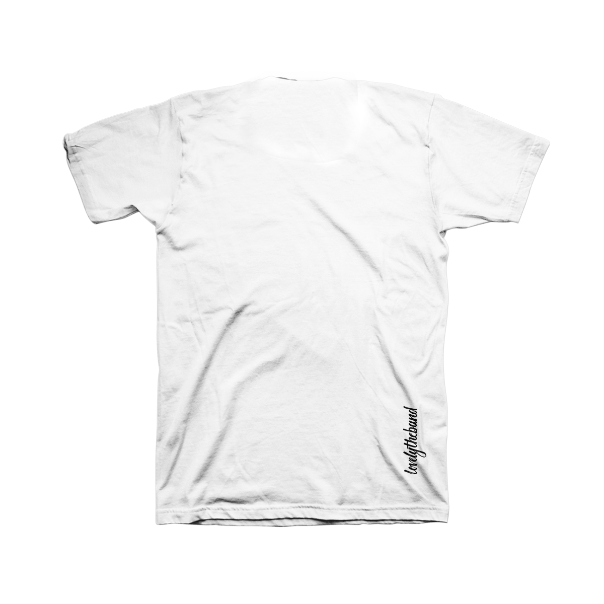 lovelytheband b&w photo white t-shirt